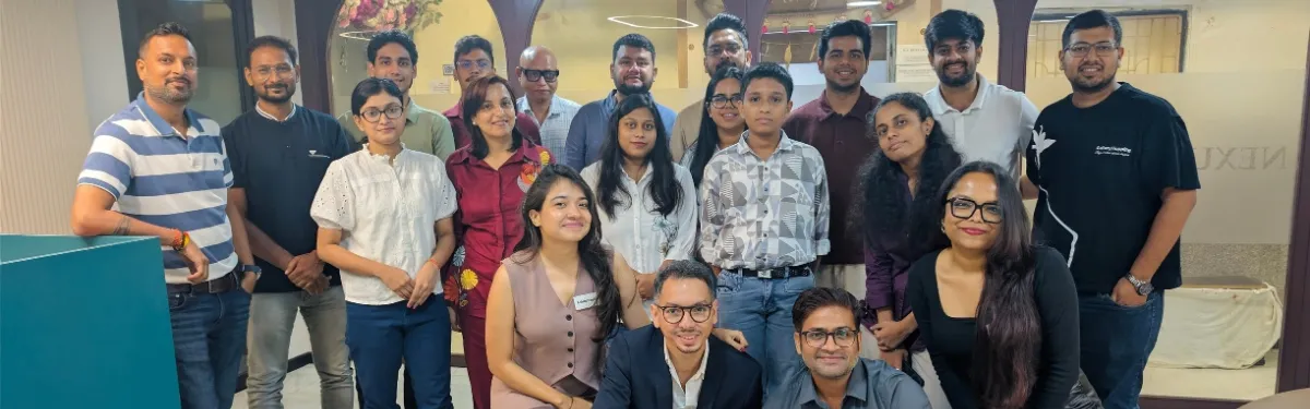 Group photo first AI Vidya workshop founders managers Kolkata April 2026